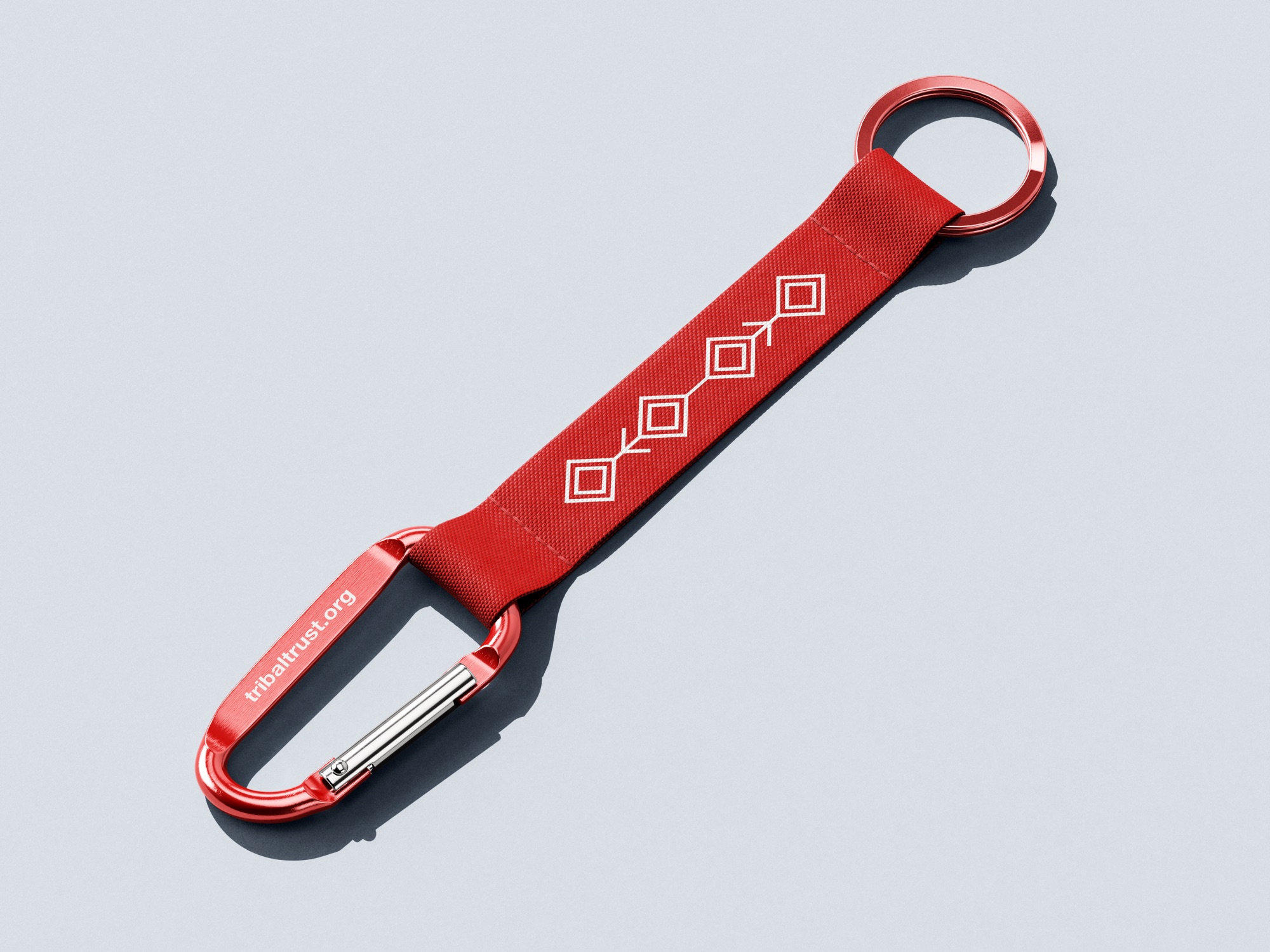 Tribal Trust keychain mockup