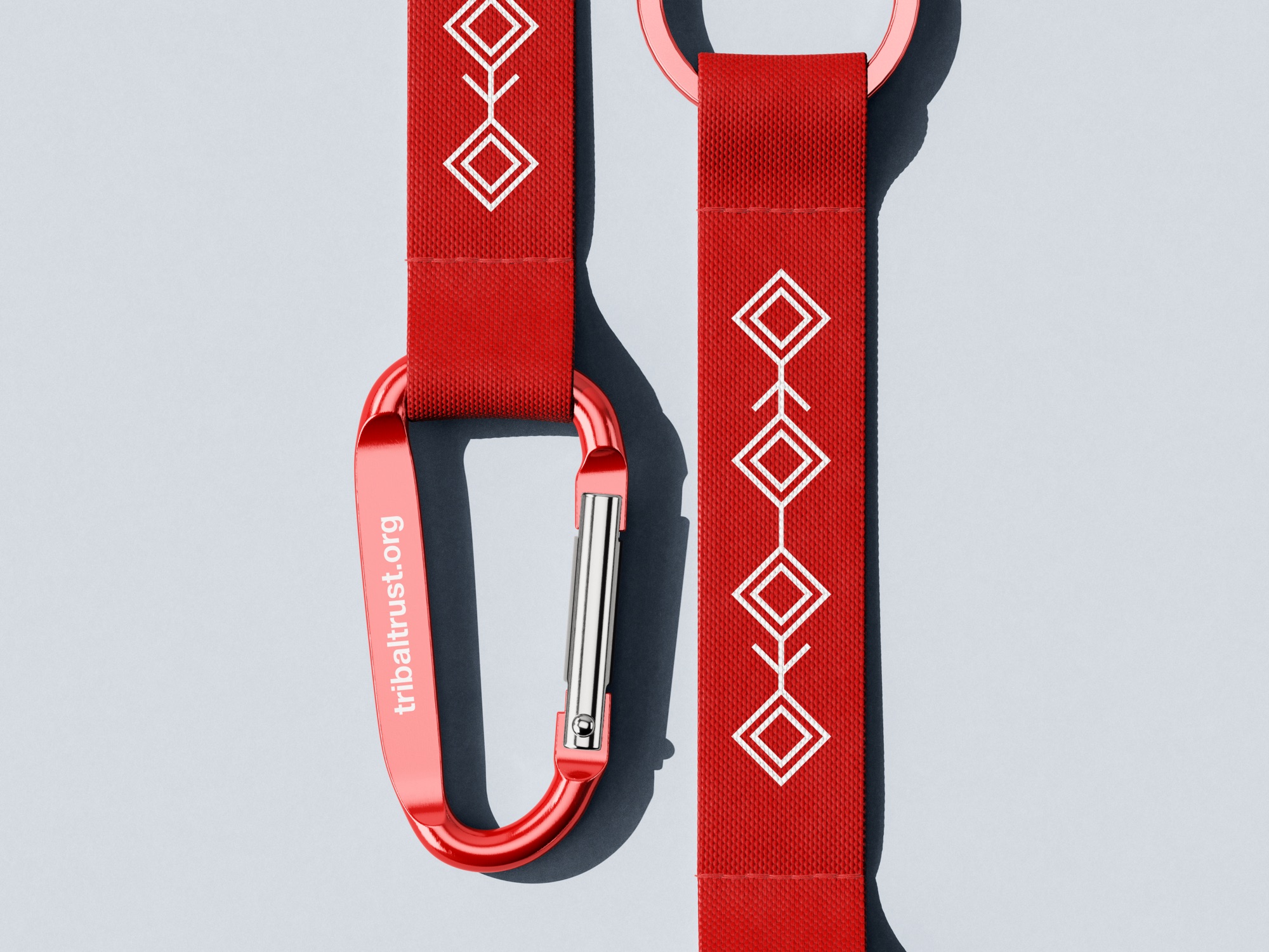 Tribal Trust keychain mockup